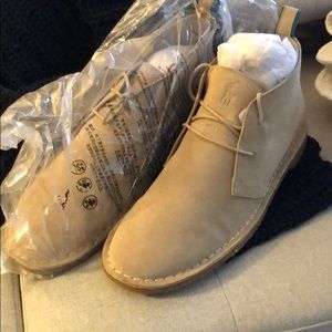 Men’s Ralph Lauren tan suede boots